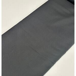 Black Wool Suiting Fabric 4 Yards 60” Wide Pant Jacket Weight w/ Flaws